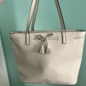 Kate spade, white tote